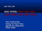 Đề tài: Ứng dụng lý thuyết kiến tạo để dạy học định lý Cosin