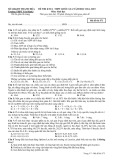 Đề thi khảo sát chất lượng THPT quốc gia có đáp án môn: Sinh học - Mã đề thi 573 (Năm học 2014-2015)