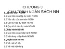 Bài giảng Chương 3: Chu trình ngân sách NN