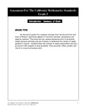 Assessment for the california mathematics standards: Grade 5