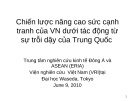 Bài thuyết trình: Chiến lược nâng cao sức cạnh tranh của Việt Nam dưới tác động từ sự trỗi dậy của Trung Quốc