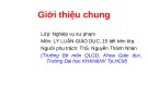 Bài giảng Lý luận giáo dục - ThS. Nguyễn Thành Nhân