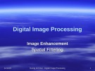 Digital Image Processing: Image Enhancement Spatial Filtering - Duong Anh Duc