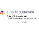 Bài giảng Tin học đại cương: Phần I (Chương 2, Phần 2) - TS.Nguyễn Bá Ngọc