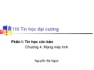 Bài giảng Tin học đại cương: Phần I (Chương 4) - TS.Nguyễn Bá Ngọc