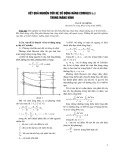 Kết quả nghiên cứu hệ số động năng Coriolis (Hệ số Coriolis) trong máng kính - TS. Lê Văn Hùng