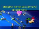 Bài giảng Bồi dưỡng chuyên môn cấp trung học phổ thông: Vấn đề 1 - Đổi mới sinh hoạt tổ chuyên môn dựa trên nghiên cứu bài học