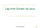 Bài giảng Lập trình mạng: Lập trình Socket với Java - TS. Nguyễn Hoài Sơn