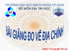 Bài giảng Đo vẽ địa chính - ThS. Nguyễn Tấn Lực