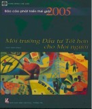 Môi trường đầu tư tốt hơn cho mọi người - Báo cáo phát triển thế giới 2005: Phần 1