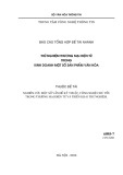 Đề tài: Nghiên cứu một số vấn đề kĩ thuật công nghệ chủ yếu trong thương mại điện tử và triển khai thử nghiệm: Thử nghiệm thương mại điện tử trong kinh doanh một số sản phẩm văn hóa