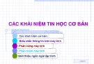 Bài giảng môn Tin học căn bản