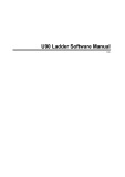 U90 Ladder Software Manual