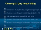 Bài giảng Chương 3: Quy hoạch động