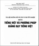 Phương pháp giảng dạy Tiếng Việt - Ôn tập và thi tốt nghiệp môn Tiếng Việt: Phần 1