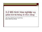 Bài giảng Hệ thống thông tin - Chương 3: Phân tích hệ thống (p2)