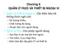 Bài giảng môn học Nguyên lý hệ điều hành: Chương 4 – Đỗ Văn Uy