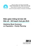 Niên giám thống kê tóm tắt Dân số - Kế hoạch hoá gia đình 2013