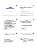 Lecture Chapter 4: Beginning the analysis - Investigating system requirements