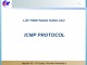 Bài giảng Lập trình mạng nâng cao ICMP protocol - Nguyễn Vũ