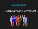 Bài giảng Hành vi tổ chức: Chương 8 - ThS. Tạ Thị Hồng Hạnh