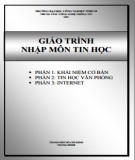 Giáo trình Nhập môn tin học: Phần 2