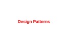 Bài giảng Design Patterns