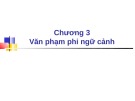 Bài giảng Chương 3: Văn phạm phi ngữ cảnh