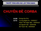 Thuyết trình môn học Lập trình mạng: Chuyên đề Corba