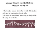 Bài giảng Chương 3: Động lực học hệ chất điểm. Động lực học vật rắn