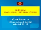 Triển khai luật an toàn thực phẩm năm 2010