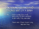 Đề tài nghiên cứu: Phép phân tích phổ nguyên tử và phương pháp điều trị lâm sàng