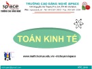 Bài giảng Toán kinh tế - Chương 1: Ma trận và xác suất