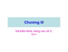 Bài giảng Vài kiến thức nâng cao về C, C++