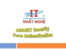 Bài giảng ASP.NET Security Form Authentication