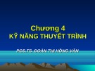 Bài giảng Giao tiếp trong kinh doanh: Chương 4 - PGS.TS. Đoàn Thị Hồng Vân