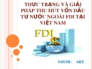 Bài thuyết trình: Thực trạng và giải pháp thu hút vốn đầu tư nước ngoài FDI tại Việt Nam