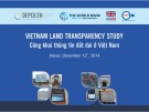 Công khai thông tin đất đai ở Việt Nam