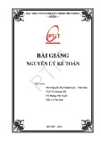 Bài giảng Nguyên lý kế toán - ThS. Nguyễn Thị Chinh Lam (Chủ biên)