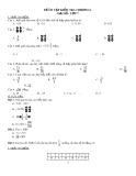 Tổng hợp đề kiểm tra học kì 1 môn Toán lớp 7