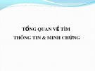 Bài giảng Tổng quan về tìm thông tin & minh chứng