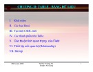 Bài giảng MS Access 2003: Chương 2 - Table - Bảng dữ liệu