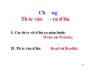 Bài giảng Ngôn ngữ lập trình Pascal: Chương 4 - Thủ tục vào ra dữ liệu