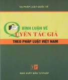 Pháp luật Việt Nam và bình luận về quyền tác giả: Phần 2