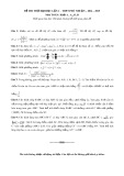 Đề thi thử đại học lần 1 có đáp án môn: Toán, khối A, A1, D, B - Trường THPT Phú Nhuận (Năm học 2014-2015)