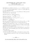 Đề thi thử đại học lần 1 có đáp án môn: Toán, khối A, A1, D, B – Trường THPT Phú Nhuận (Năm học 2013-2014)