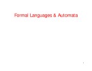 Formal Languages & Automata: Introduction