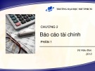 Bài giảng Nguyên lý kế toán (2013): Chương 2.1 - PGS.TS Vũ Hữu Đức