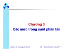 Bài giảng Cơ sở dữ liệu phân tán: Chương 3 - Nguyễn Trung Trực