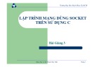 Bài giảng Lập trình mạng: Chương 3 - Phạm Trần Vũ